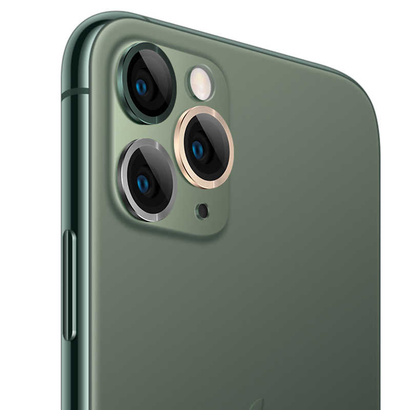 Apple iPhone 11 Pro Zore CL-01 Kamera Lens Koruyucu Gri