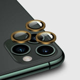 Apple iPhone 11 Pro Zore CL-02 Kamera Lens Koruyucu Gold