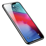 Apple iPhone 11 Pro Zore Kenarları Kırılmaya Dayanıklı Cam Ekran Koruyucu Siyah