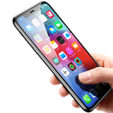 Apple iPhone 11 Pro Zore Kenarları Kırılmaya Dayanıklı Cam Ekran Koruyucu Siyah