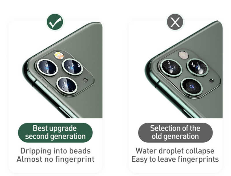 Apple iPhone 11 Pro Zore Nano Kamera Koruyucu Renksiz