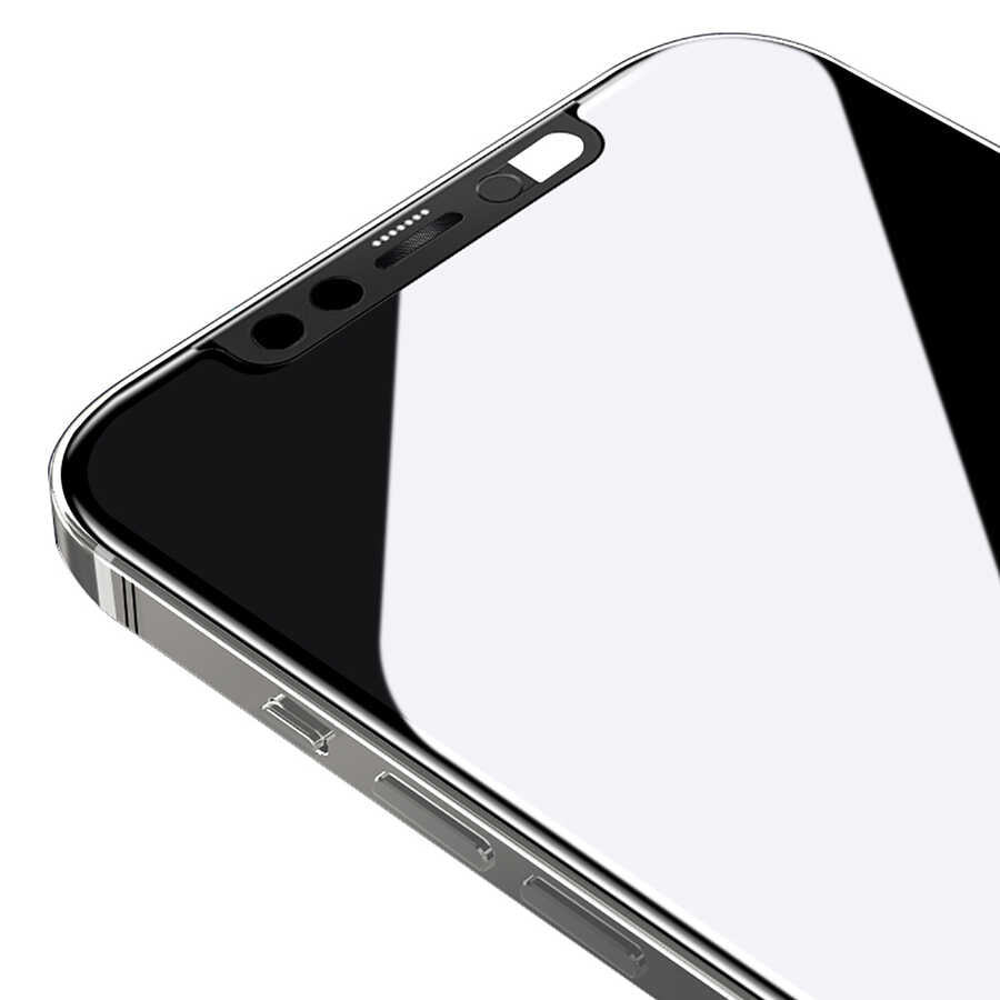 Apple iPhone 11 Pro Zore Secret Temperli Cam Ekran Koruyucu Siyah