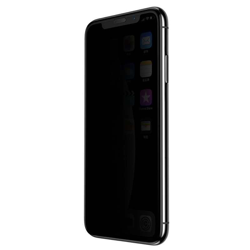 Apple iPhone 11 Zore Anti-Dust Privacy Temperli Ekran Koruyucu Siyah