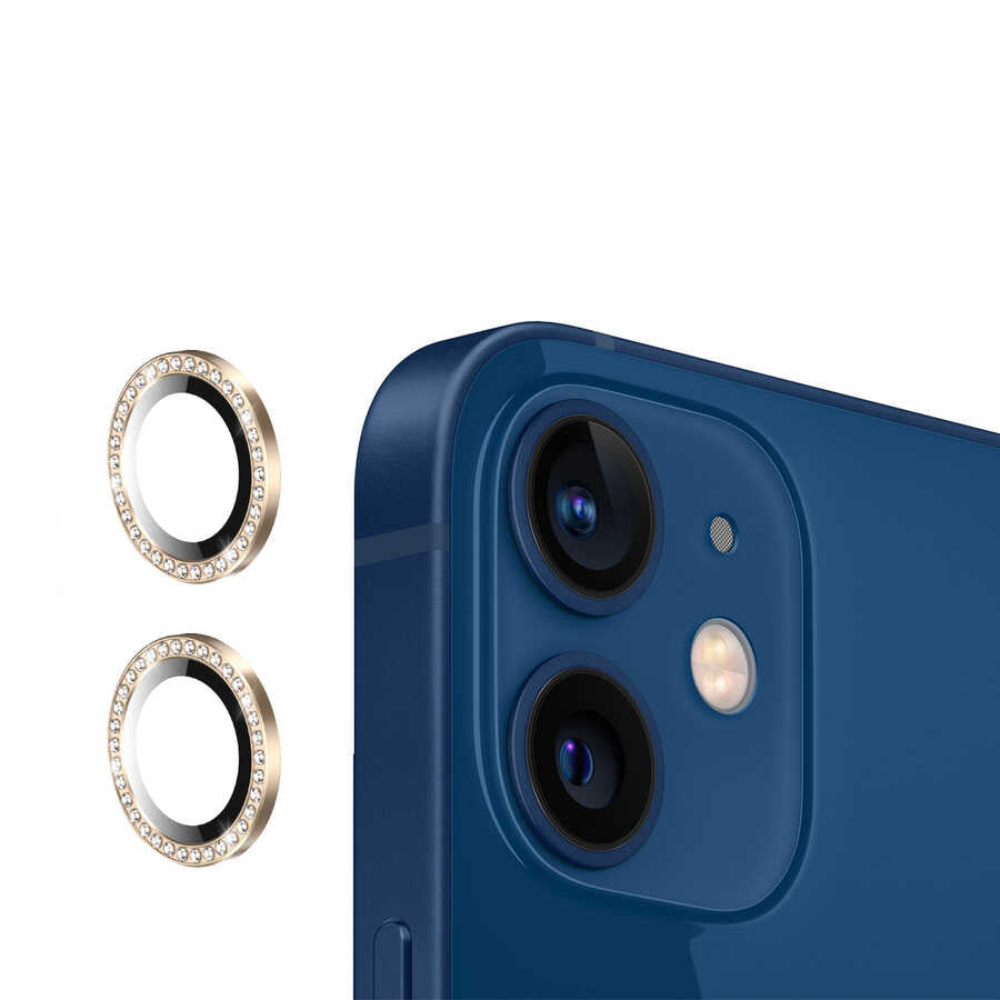 Apple iPhone 11 Zore CL-06 Kamera Lens Koruyucu Kırmızı