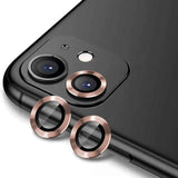 Apple iPhone 11 Zore CL-12 Premium Safir Parmak İzi Bırakmayan Anti-Reflective Kamera Lens Koruyucu Rose Gold