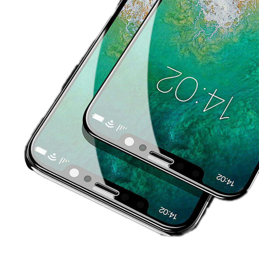 Apple iPhone 12 Davin 5D Cam Ekran Koruyucu Siyah