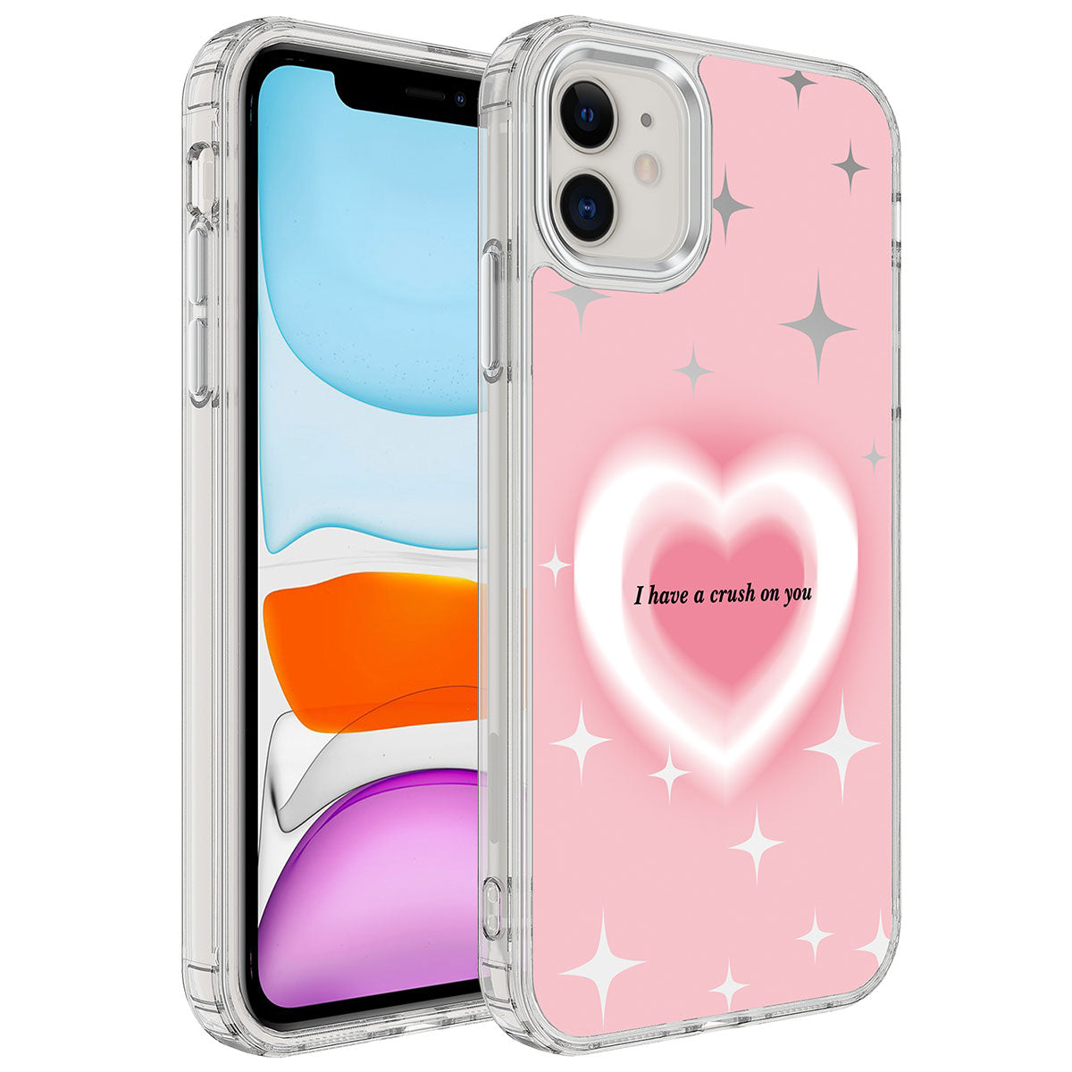 Apple iPhone 12 Kılıf Airbagli Parlak Tasarımlı Zore Mimbo Kapak NO6