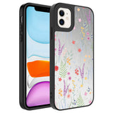 Apple iPhone 12 Kılıf Aynalı Desenli Kamera Korumalı Parlak Zore Mirror Kapak Dallar