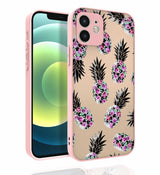 Apple iPhone 12 Kılıf Desenli Kamera Korumalı Parlak Zore Nora Kapak NO1