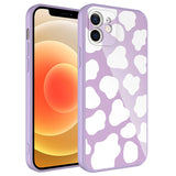 Apple iPhone 12 Kılıf Kamera Korumalı Desenli Sert Silikon Zore Epoksi Kapak NO6