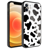Apple iPhone 12 Kılıf Kamera Korumalı Desenli Sert Silikon Zore Epoksi Kapak NO7