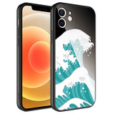 Apple iPhone 12 Kılıf Kamera Korumalı Desenli Sert Silikon Zore Epoksi Kapak NO9