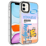 Apple iPhone 12 Kılıf Kamera Korumalı Renkli Desenli Sert Silikon Zore Korn Kapak NO1