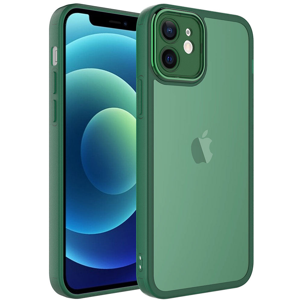 Apple iPhone 12 Kılıf Kamera Korumalı Transparan Zore Post Kapak Renksiz