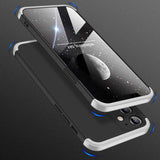 Apple iPhone 12 Kılıf Zore Ays Kapak Siyah-Mavi