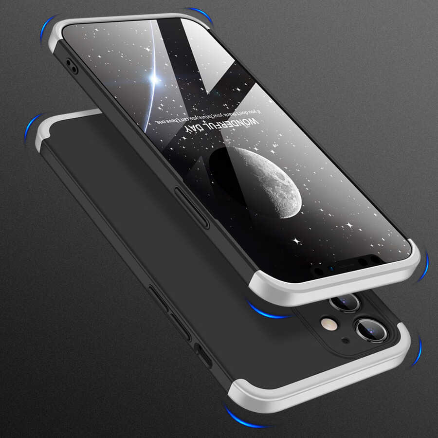 Apple iPhone 12 Kılıf Zore Ays Kapak Mavi