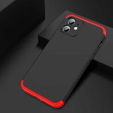 Apple iPhone 12 Kılıf Zore Ays Kapak Kırmızı