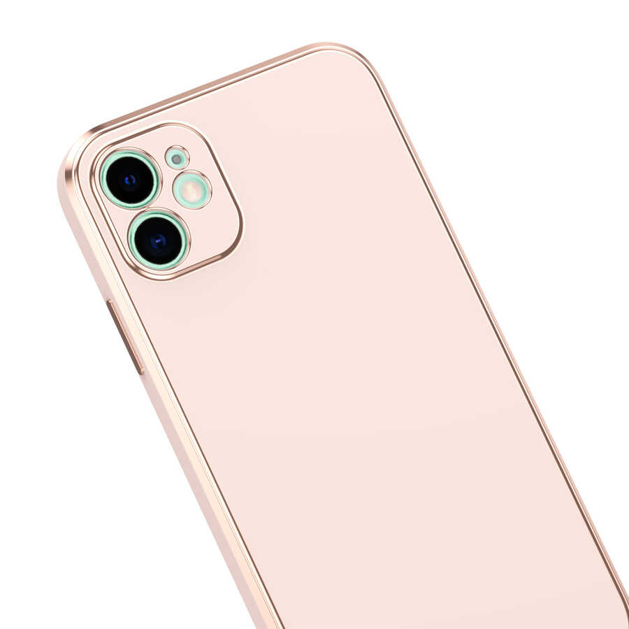 Apple iPhone 12 Kılıf Zore Bark Kapak Kahverengi