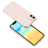 Apple iPhone 12 Kılıf Zore Bark Kapak Rose Gold