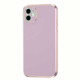 Apple iPhone 12 Kılıf Zore Bark Kapak Lila