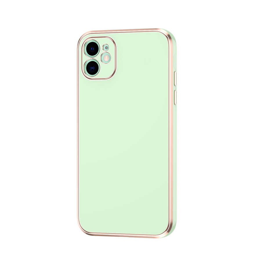 Apple iPhone 12 Kılıf Zore Bark Kapak Yeşil