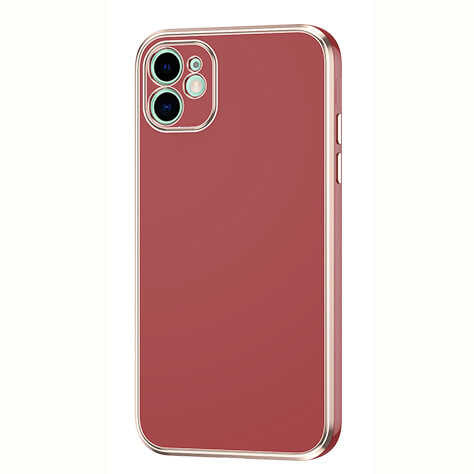 Apple iPhone 12 Kılıf Zore Bark Kapak Kahverengi
