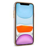 Apple iPhone 12 Kılıf Zore Bark Kartlıklı Kapak Lila