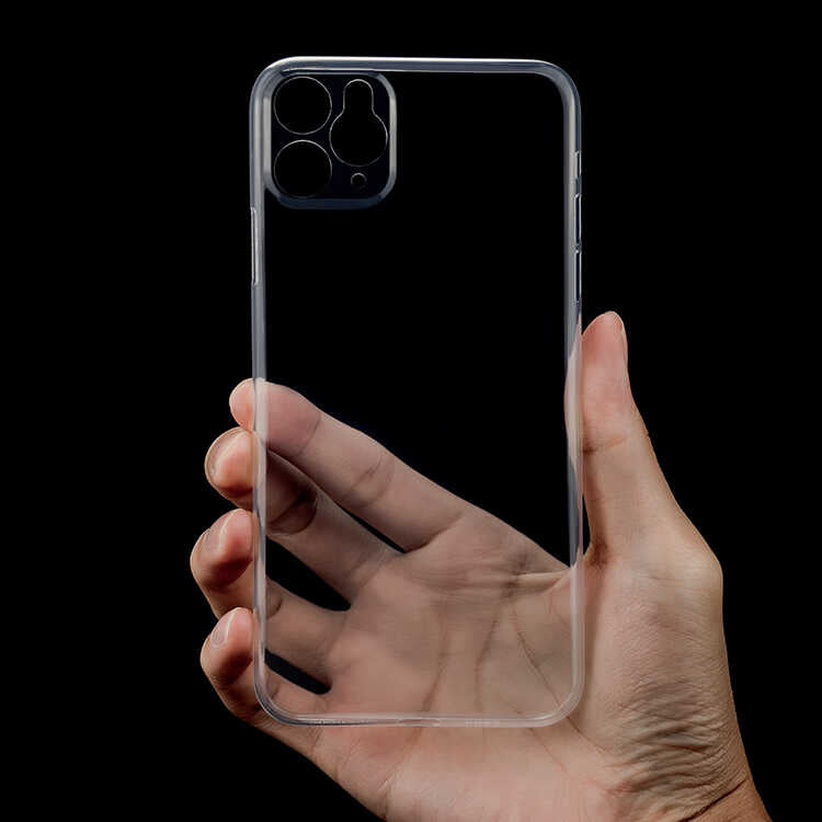 Apple iPhone 12 Kılıf Zore Blok Kapak Renksiz