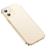 Apple iPhone 12 Kılıf Zore Bobo Kapak Gold