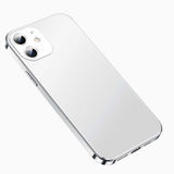 Apple iPhone 12 Kılıf Zore Bobo Kapak Gümüş