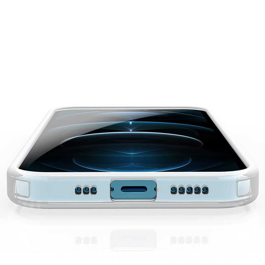 Apple iPhone 12 Kılıf Zore Cann Kapak Beyaz