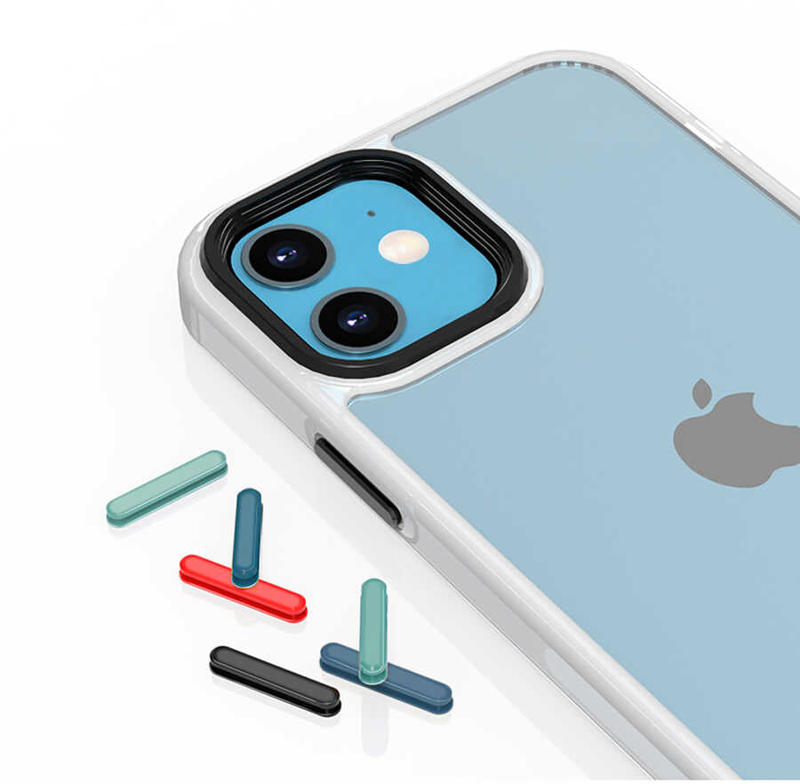 Apple iPhone 12 Kılıf Zore Cann Kapak Kırmızı