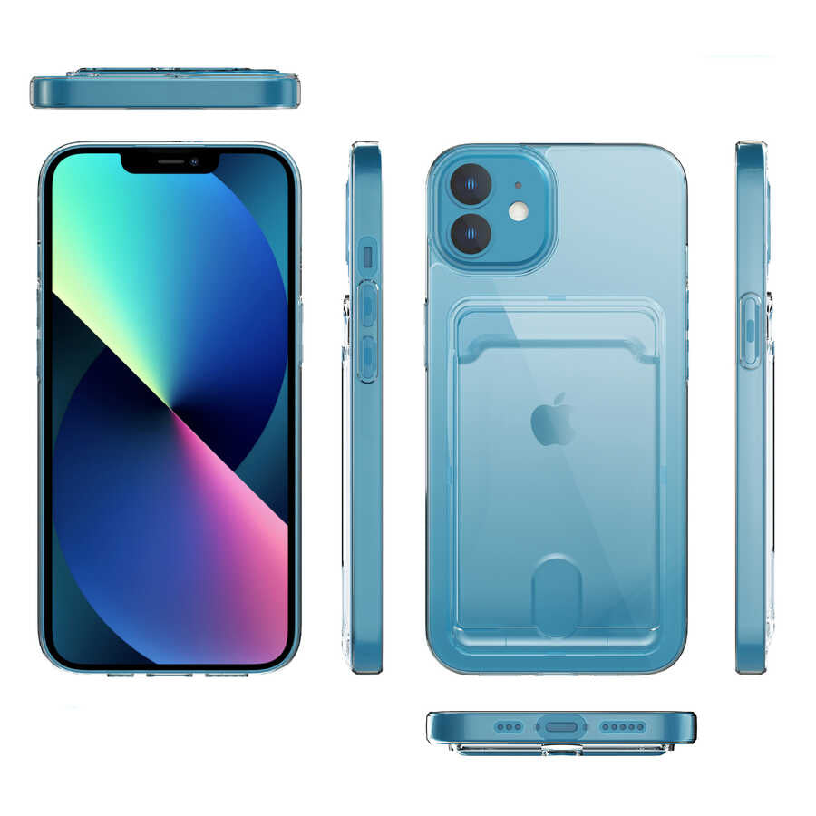 Apple iPhone 12 Kılıf Zore Ensa Kapak Renksiz