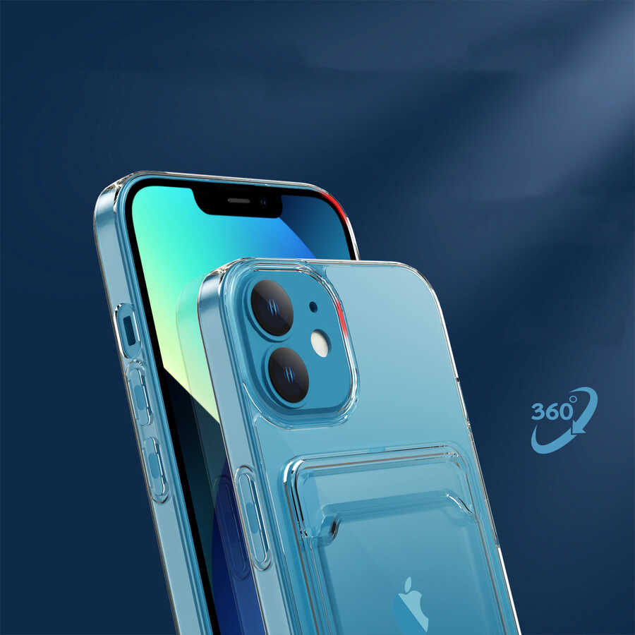 Apple iPhone 12 Kılıf Zore Ensa Kapak Renksiz