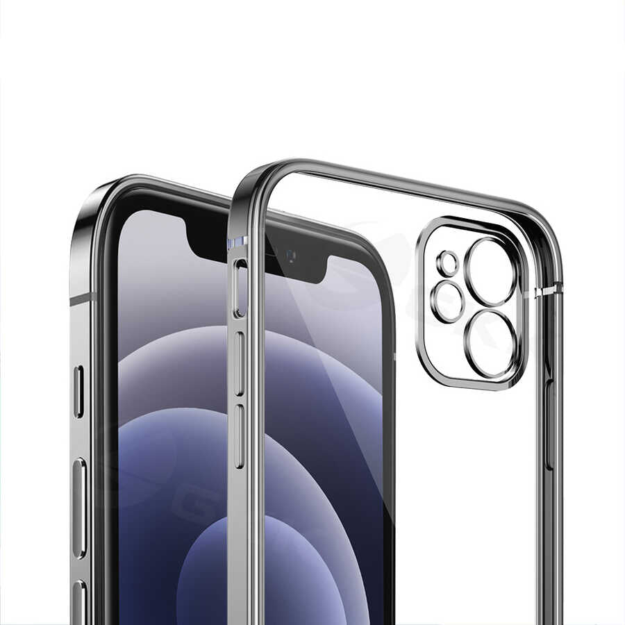 Apple iPhone 12 Kılıf Zore Gbox Kapak Lacivert