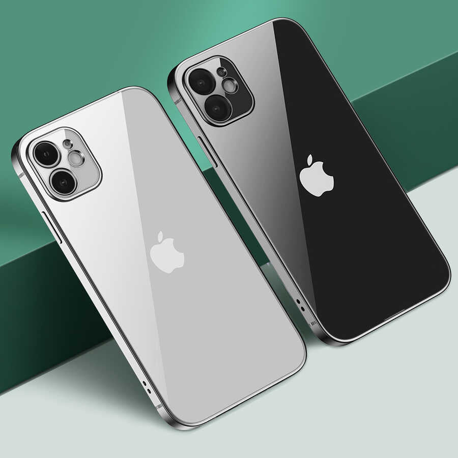 Apple iPhone 12 Kılıf Zore Gbox Kapak Lacivert