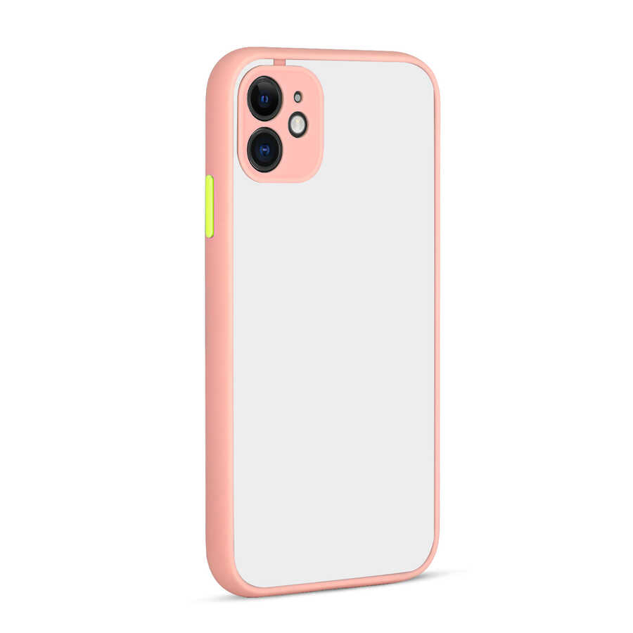 Apple iPhone 12 Kılıf Zore Hux Kapak Lila
