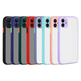 Apple iPhone 12 Kılıf Zore Hux Kapak Lila