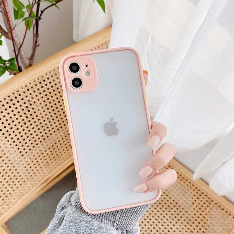 Apple iPhone 12 Kılıf Zore Hux Kapak Lila