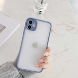 Apple iPhone 12 Kılıf Zore Hux Kapak Lila