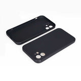 Apple iPhone 12 Kılıf Zore İmax Silikon Siyah