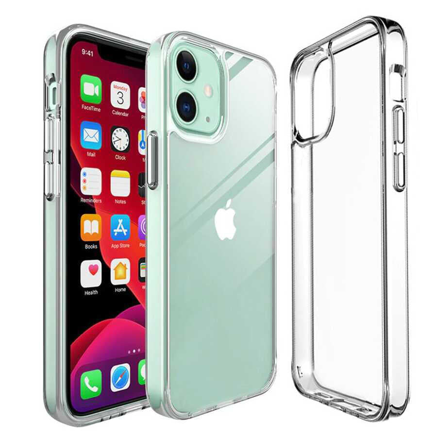 Apple iPhone 12 Kılıf Zore İmax Silikon Siyah