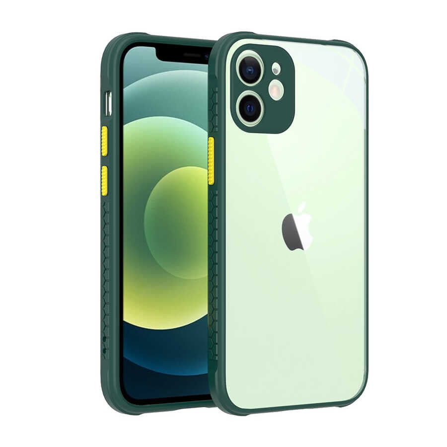 Apple iPhone 12 Kılıf Zore Kaff Kapak Siyah