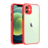 Apple iPhone 12 Kılıf Zore Kaff Kapak Kırmızı