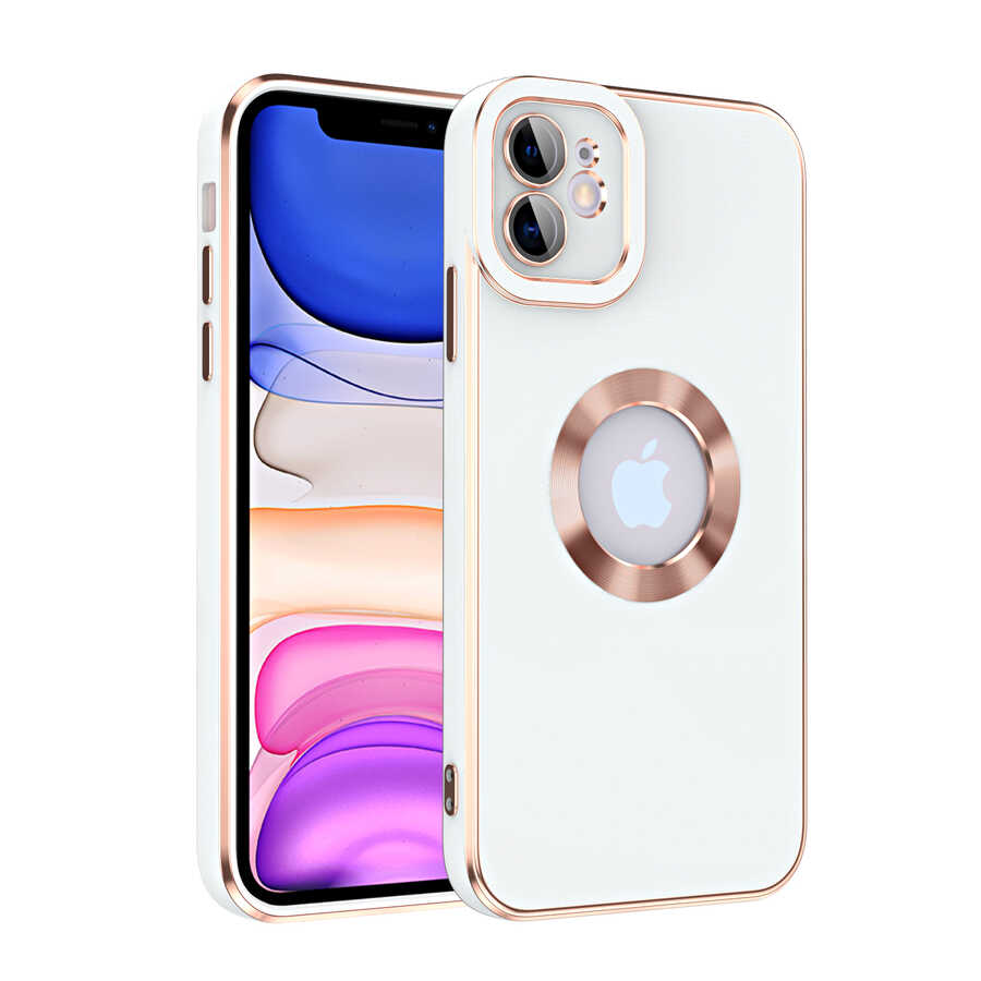 Apple iPhone 12 Kılıf Zore Kongo Kapak Beyaz