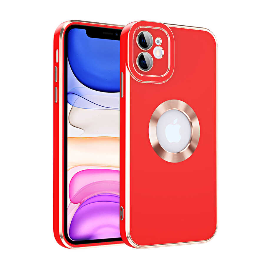 Apple iPhone 12 Kılıf Zore Kongo Kapak Kırmızı