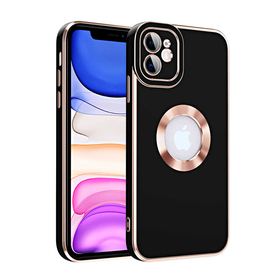 Apple iPhone 12 Kılıf Zore Kongo Kapak Siyah