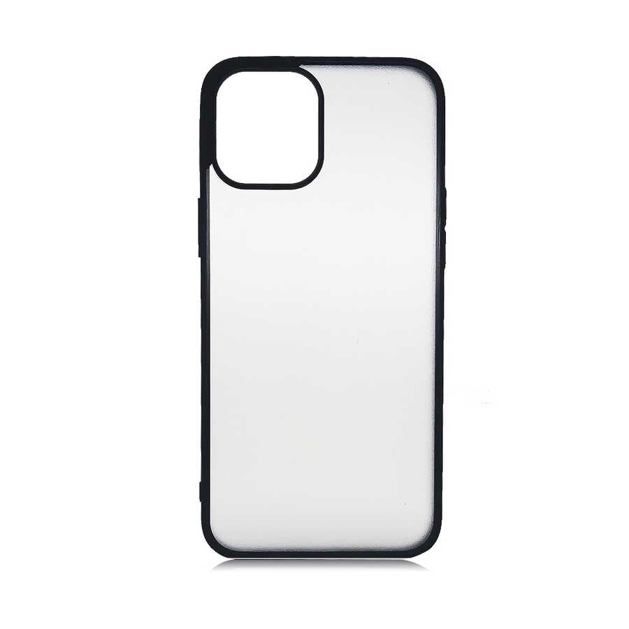 Apple iPhone 12 Kılıf Zore Mess Kapak Siyah