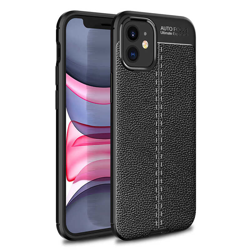 Apple iPhone 12 Kılıf Zore Niss Silikon Kapak Kırmızı