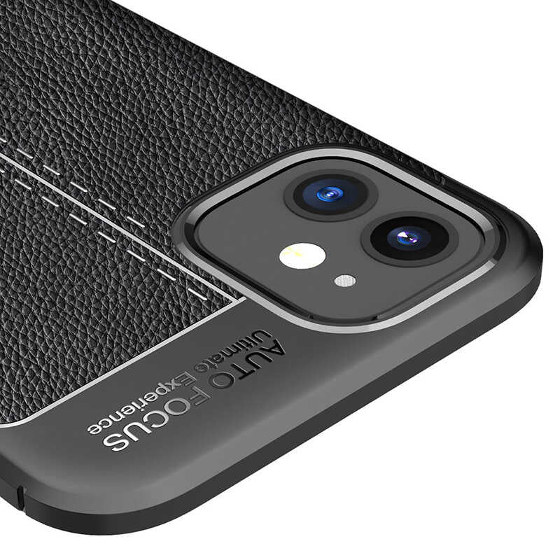 Apple iPhone 12 Kılıf Zore Niss Silikon Kapak Kırmızı